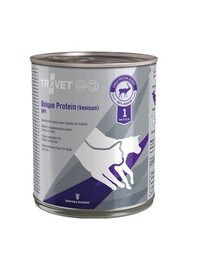 TROVET Unique Protein Venison UPV pro psy i kočky 6x800 g