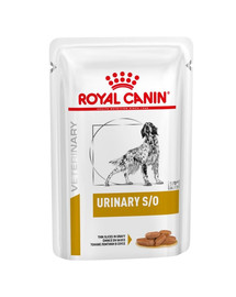 ROYAL CANIN Veterinary Health Nutrition Dog Urinary S/O Pouch in Gravy 24x100 g