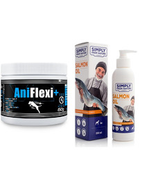 GAME DOG AniFlexi+ V2 150 g + SIMPLY FROM NATURE Salmon oil 250 ml ZDARMA