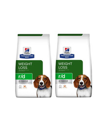 HILL'S Prescription Diet r/d Canine 2 x 4 kg