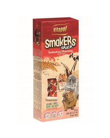 VITAPOL Smakers pro hlodavce-jahodová 2 ks