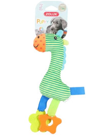 ZOLUX RIO štěně plyšová hračka žirafa zelená