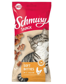 SCHMUSY SNACK Soft Bitites měkké kuřecí kousky 60 g