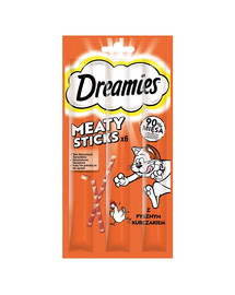DREAMIES Doplňkové krmivo pro dospělé kočky s lahodným kuřecím masem 30 g