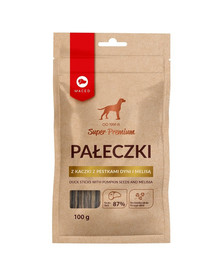 MACED Super Premium Kachní tyčinky s dýňovými semínky a meduňkou 100 g
