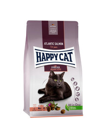 HAPPY CAT Sterilised Atlantský losos 4 kg pro kastrované kočky