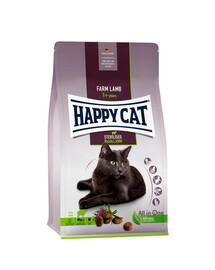 HAPPY CAT Sterilised Jehněčí 4 kg pro kastrované kočky