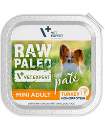 VETEXPERT Raw Paleo Pate Adult Mini Turkey 150g