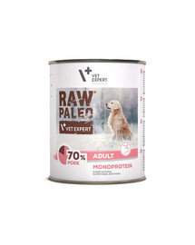 VETEXPERT Raw Paleo Beef Adult Can 800g