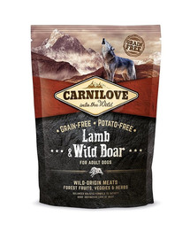 CARNILOVE Dog Lamb & Wild Boar For Adult 1,5 kg