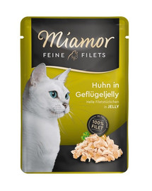 MIAMOR Feline Filets Kuře a drůbež v želé 100 g