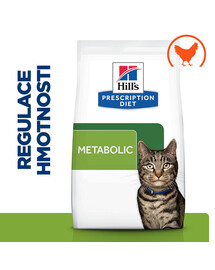 HILL'S Prescription Diet Metabolic Regulace hmotnosti granule pro kočky 8 kg