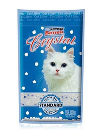 BENEK Super crystal 7,6l  Silikonové stelivo pro kočky