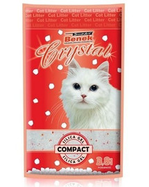 BENEK Super Crystal Compact bentonitové stelivo hvězdný prach 7.6 l x 2 (15.2 l)