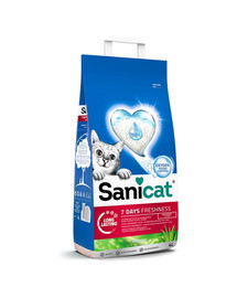 SANICAT 7 DAYS Aloe Vera 4 l minerální kočkolit