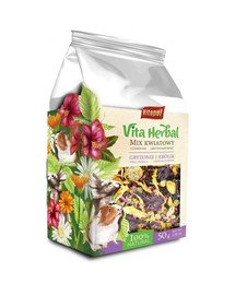 VITAPOL Vita Herbal Květinová směs pro hlodavce a králíky 50g
