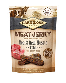 CARNILOVE Dog Jerky Beef with Beef Muscle Fillet 100g