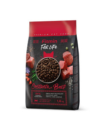 FITMIN Cat For Life Castrate Beef 1,8 kg pro kastrované kočky s hovězím masem