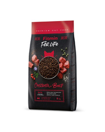 FITMIN Cat For Life Castrate Beef 8 kg pro kastrované kočky s hovězím masem