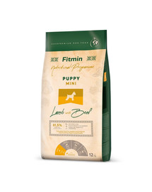 FITMIN Dog Mini Puppy Lamb&Beef 12 kg pro štěňata malých plemen