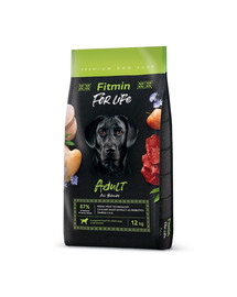 FITMIN Dog For Life Adult 12kg suché krmivo pro dospělé psy