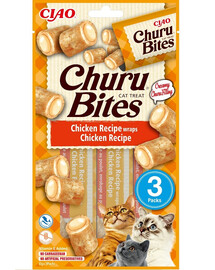 INABA Churu Bites Chicken wraps 3x10g s kuřecím masem