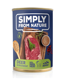 SIMPLY FROM NATURE Jelení maso s pohankou 400 g