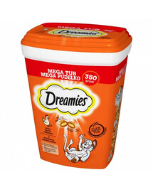 DREAMIES Mega krabička 350g Kočičí pamlsek s lahodným kuřecím masem