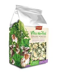 VITAPOL Zelená zelenina pro hlodavce 150g