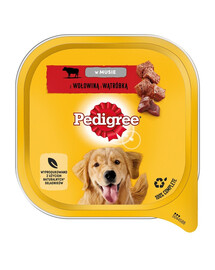 PEDIGREE Adult 10x300 g vlhké krmivo pro psy s hovězím masem a játry v pěně
