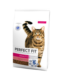 PERFECT FIT Adult 1+ Kompletní suché krmivo pro dospělé kočky s vysokým obsahem hovězího masa 7 kg