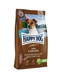 HAPPY DOG Sensible Mini Canada 4kg losos, králík a jehněčí