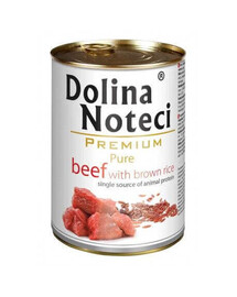 DOLINA NOTECI Premium Pure Hovězí s rýží 800g