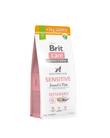 BRIT Care Sustainable Sensitive Insect & Fish 12kg +2 kg ZDARMA