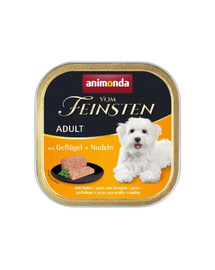 ANIMONDA Vom Feinsten Adult Dog drůbeží & těstoviny 22x150 g