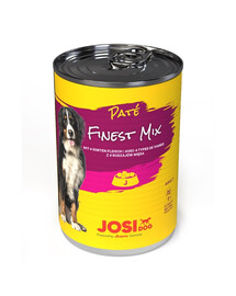 JOSERA JosiDog Finest Mix Pate 4 druhy masa 400 g pro dospělé psy