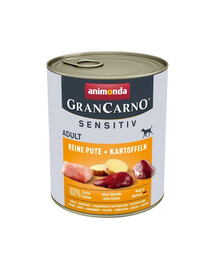 ANIMONDA Grancarno Sensitiv Krůtí a brambory 12x800 g