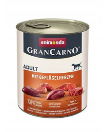 ANIMONDA GranCarno vepřové maso a drůbeží srdce 6x800 g