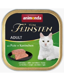 ANIMONDA Cat Vom Feinsten krůtí & králík 100 g