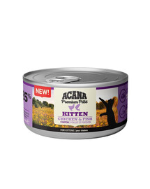 ACANA Premium Pate Kitten Chicken & Fish kuřecí a rybí paštika pro koťata 24 x 85 g