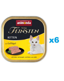 ANIMONDA Vom Feinsten Kitten drůbeží 6 x 100 g