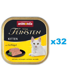 ANIMONDA Vom Feinsten Kitten drůbeží 32x100 g