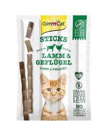 GIMCAT Sticks Lamb&Poultry 4ks tyčinek s jehněčím a drůbežím masem