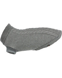 TRIXIE Kenton svetr pro psy S 33 cm šedý