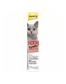 GIMCAT Duo Paste Anti-Hairball Malt&Chicken 50 g pasta na odstraňování opylení koček