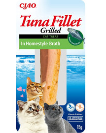 INABA Tuna fillet in homestyle broth 15g filet z tuňáka v domácím vývaru