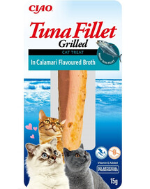 INABA Tuna fillet in calamari broth 15g filet z tuňáka ve vývaru s příchutí chobotnice