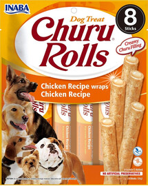 INABA Churu Rolls Chicken 8x12g s kuřecím masem