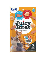 INABA Churu Cat Juicy Bites Fish&Clam Flavor 3x11,3g