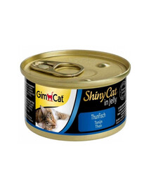 GIMCAT Shiny Cat Tuna in Jelly 70 g s tuňákem v želé